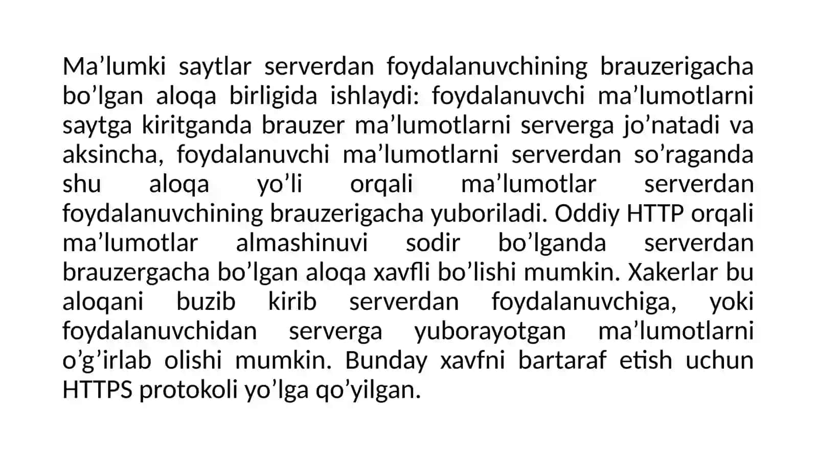 HTTP protokoli bilan ishlash 3