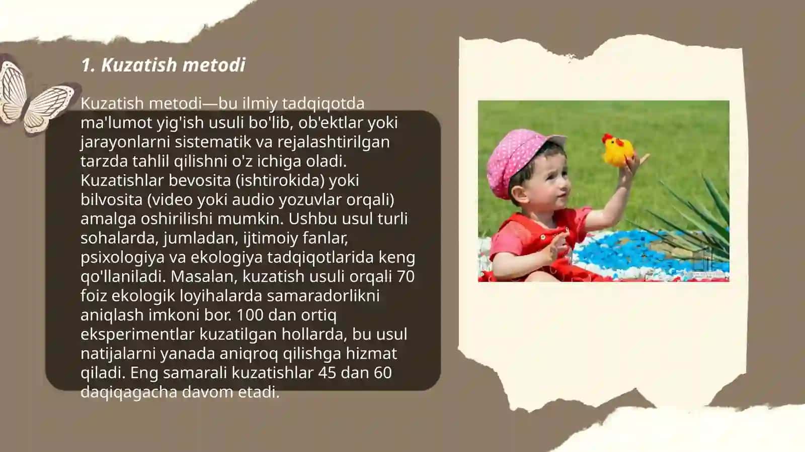 Bolalar psixologiyasi va psixodiagnostikasi fanining asosiy metodlari 3