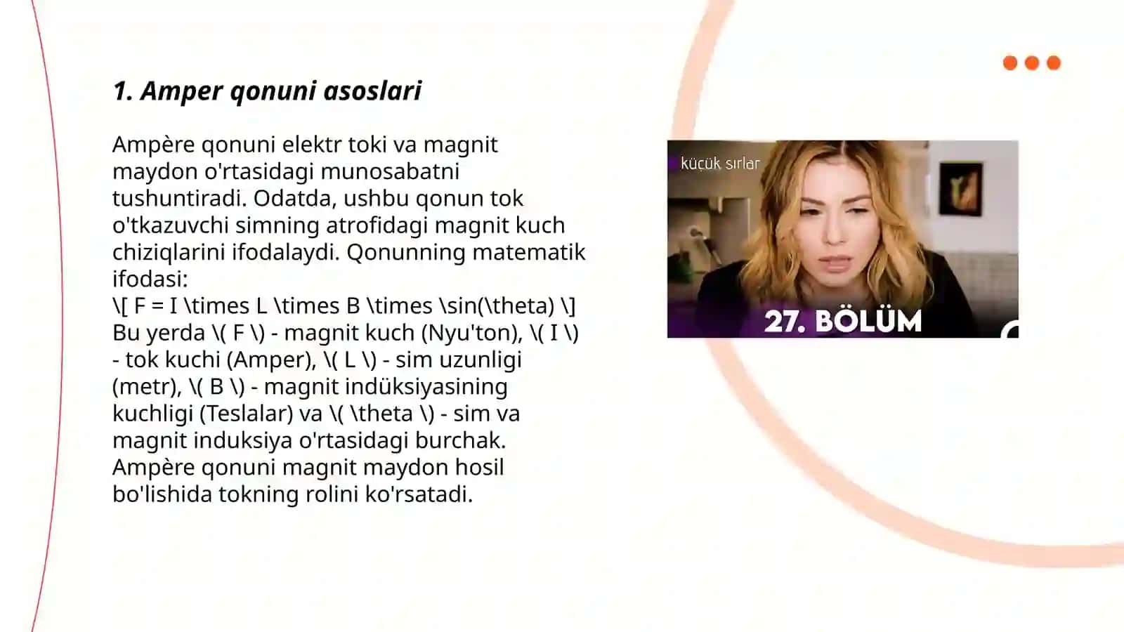 Amper qonuni 3