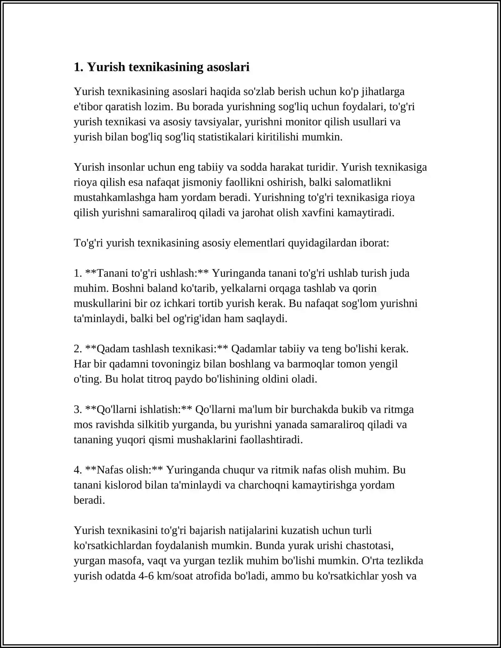 YURISH VA YUGURISH TEXNIKASI ASOSLARI 3