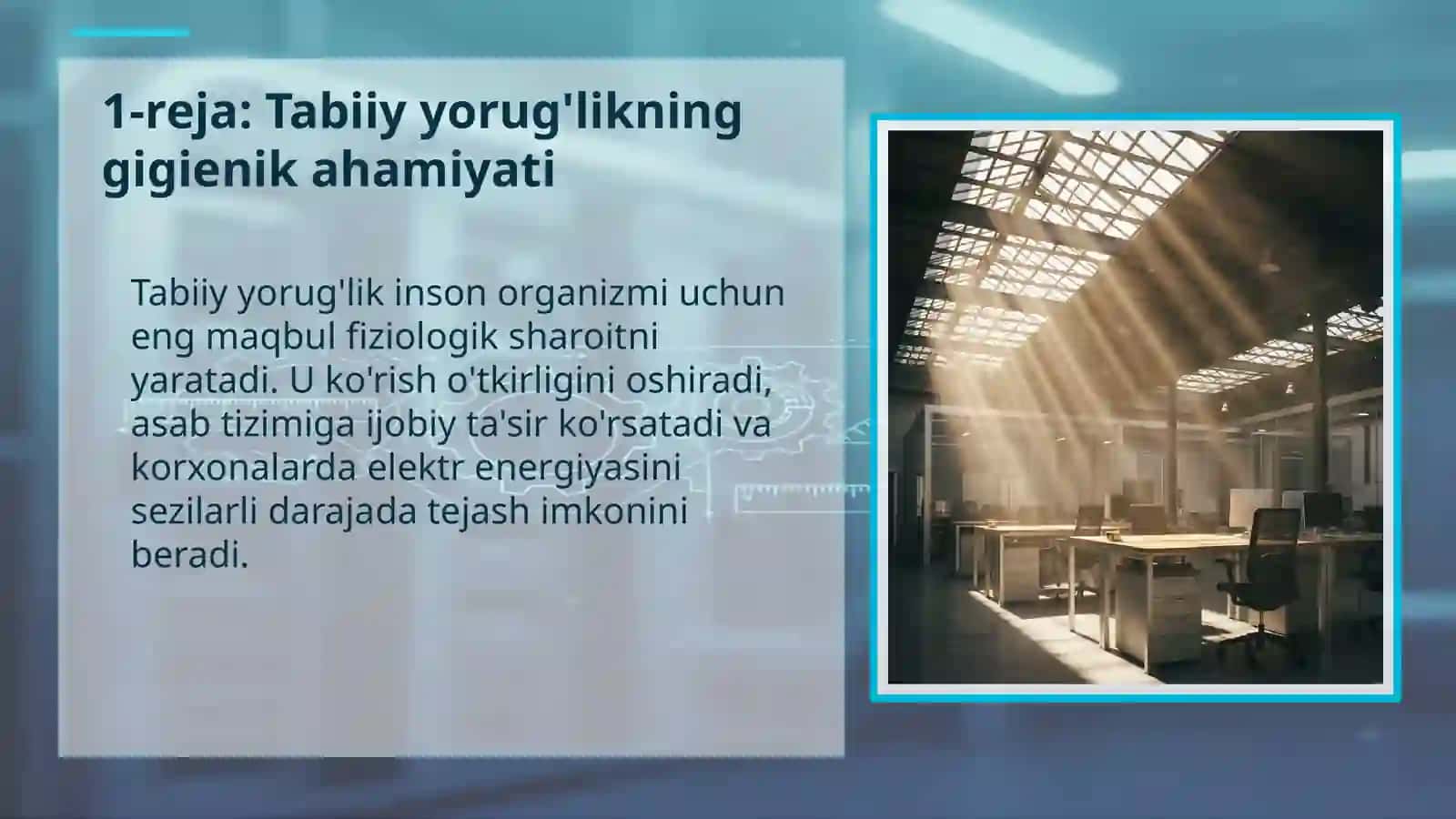 Sanoat inshootlaridagi fizik omillarni aniqlash 3
