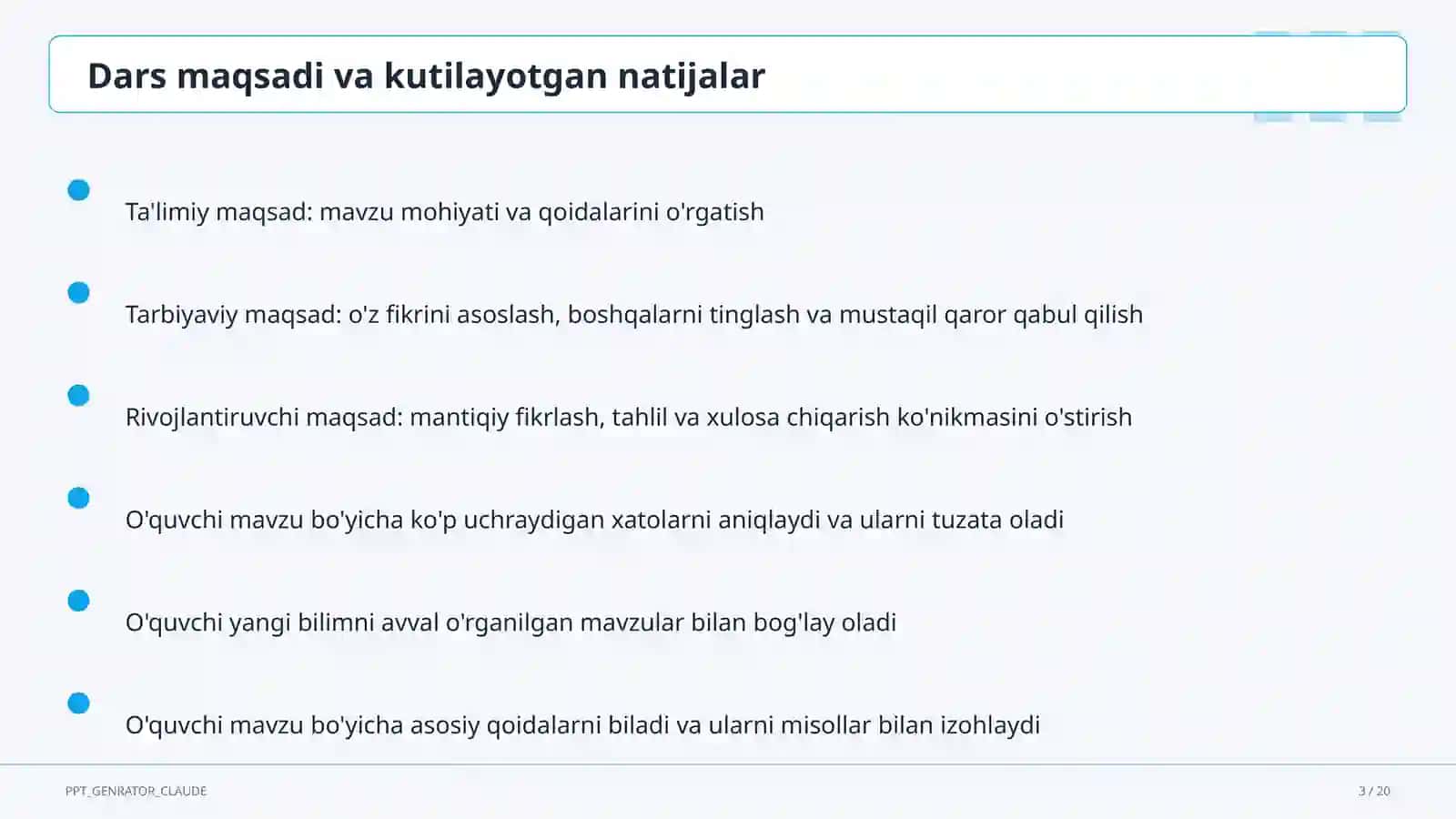 Jadvaldan tashqari ko'paytirish va bo'lish (3-sinf) 3