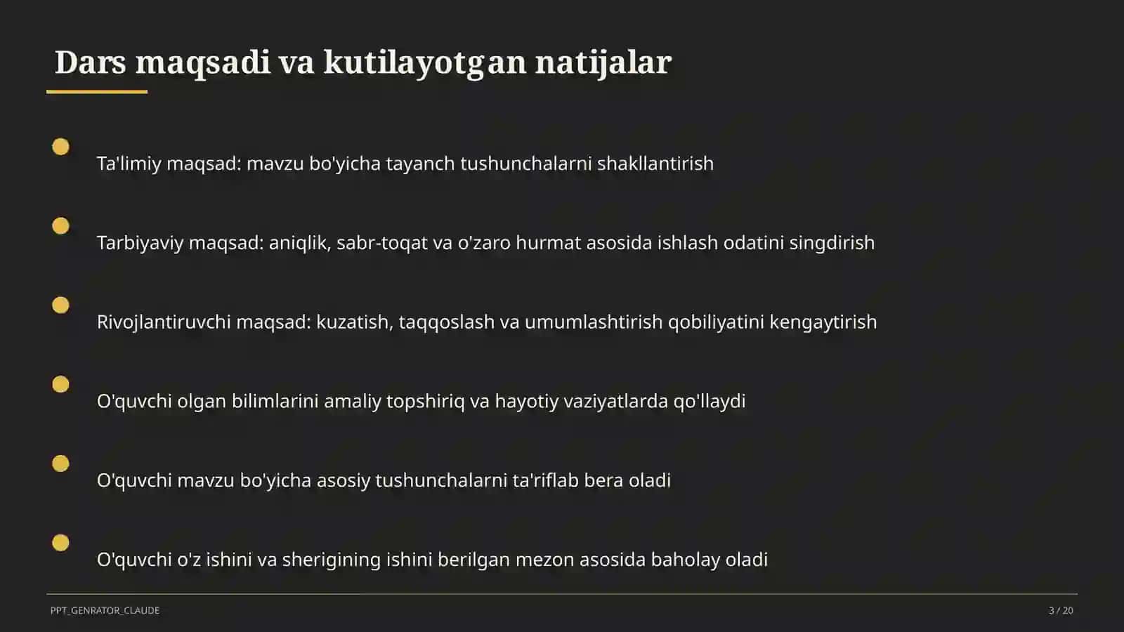 Oilaviy qadriyatlar va mas'uliyat (10-sinf) 3