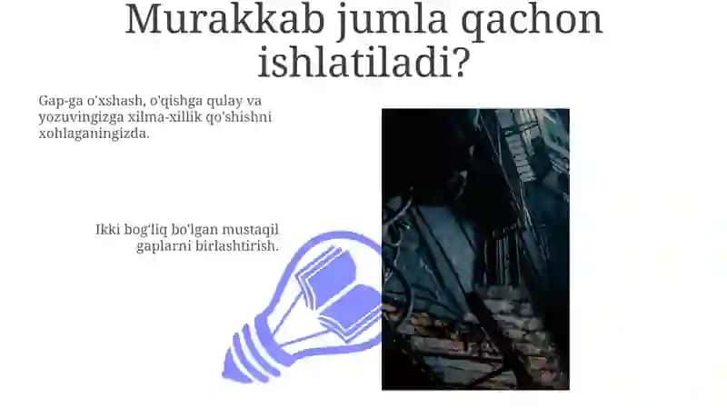 Murakkab gaplar 3