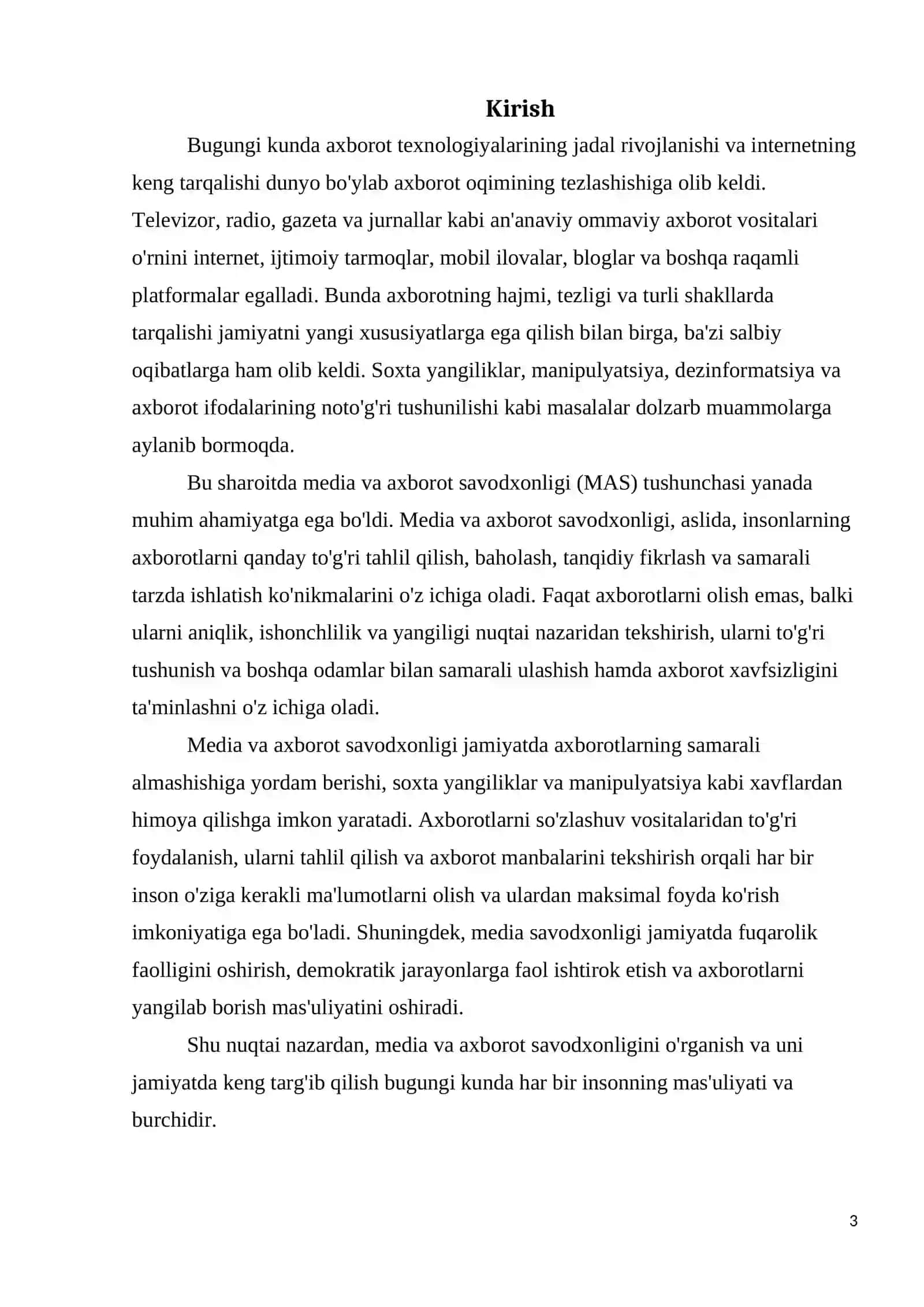 Media va axborot savodxonligi tushunchasi va uning ahamiyati 3