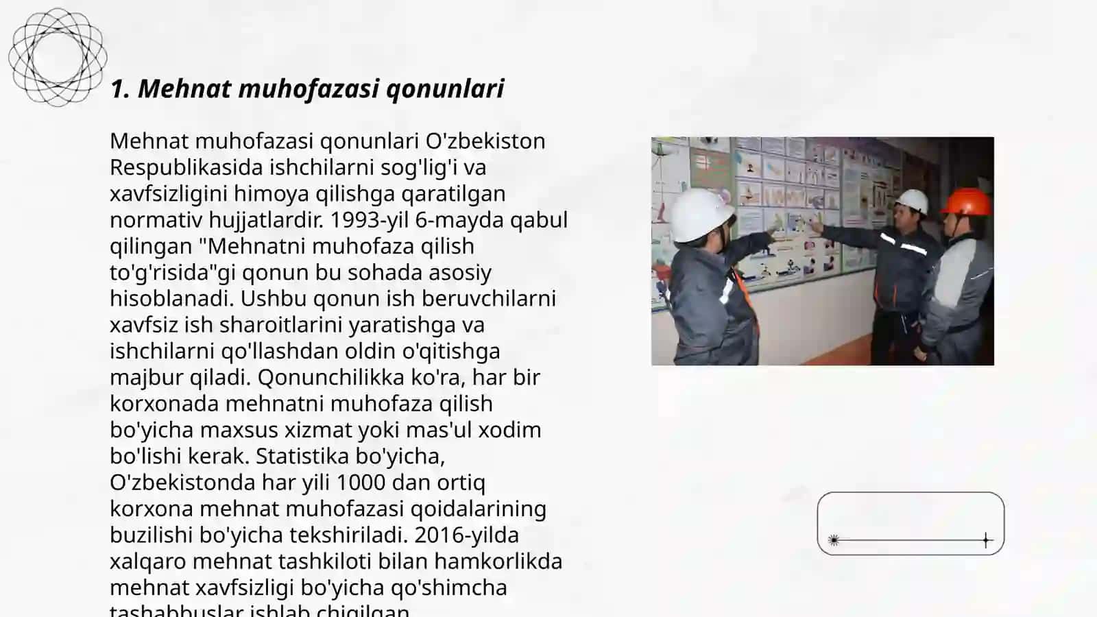 Mehnat muhofazasi va texnika xavfsizligi 3