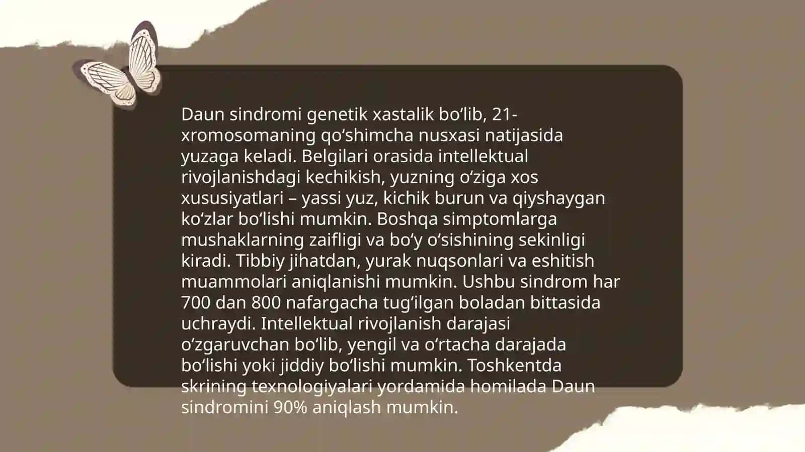 Daun sindiromi bilan tugʼilgan bolalar bilan olib boriladigan Korreksion-pedagogik ishlar 3