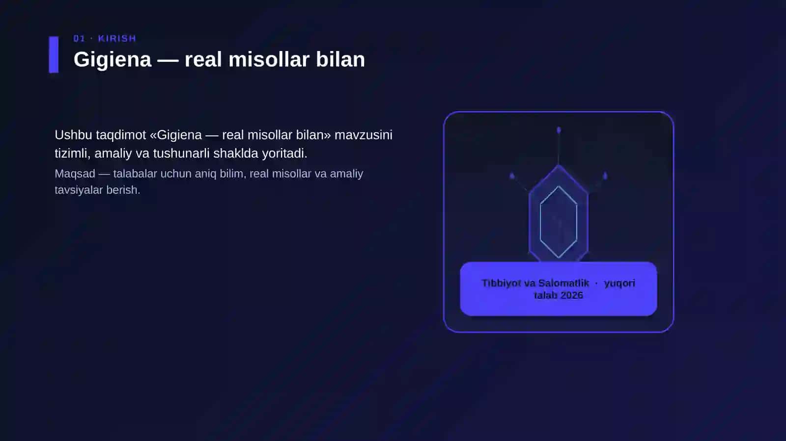 Gigiena — real misollar bilan 3