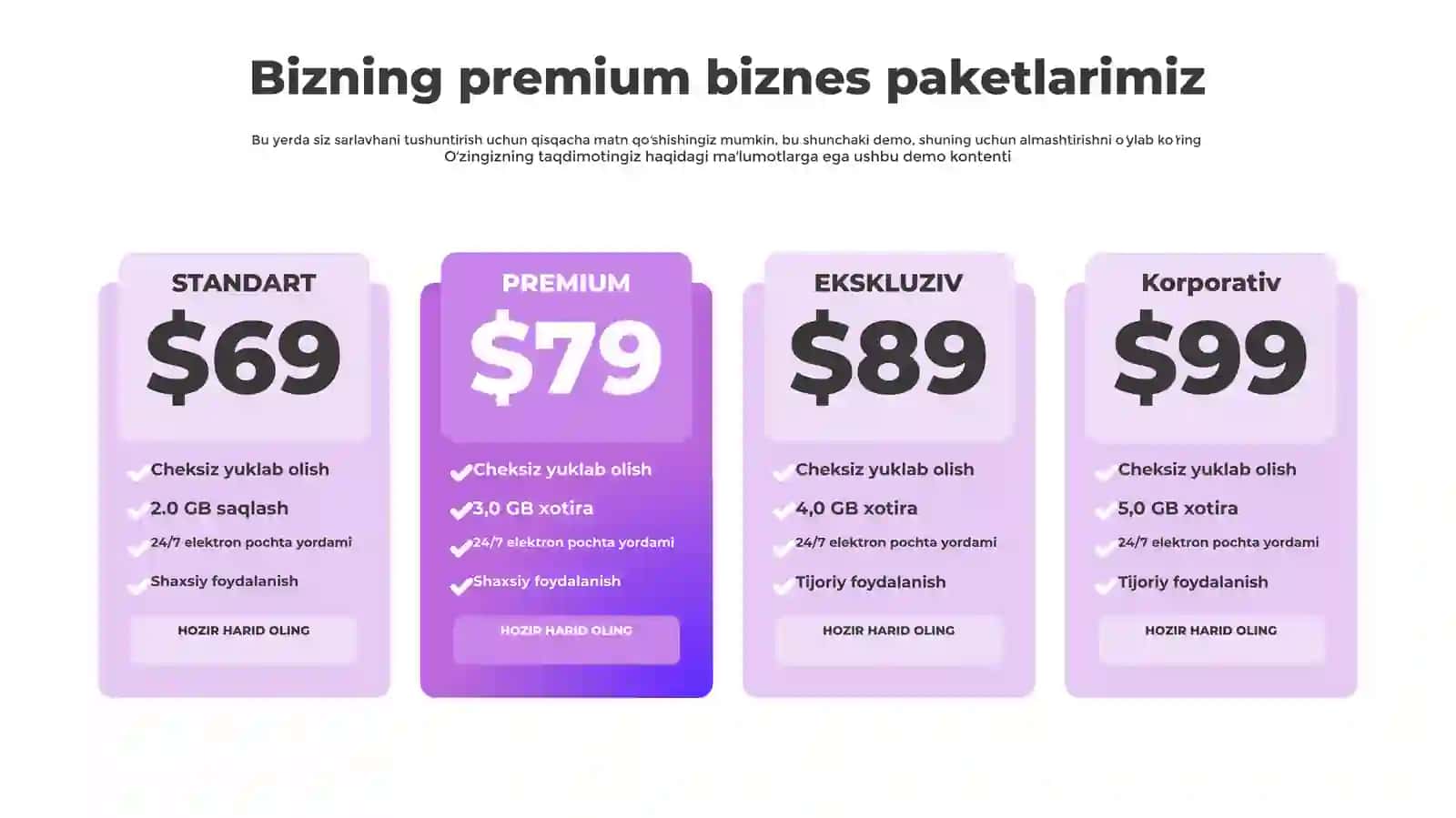 Taqdimot uchun bepul narxlash modeli Taqdimoti (11 Slayd) 3