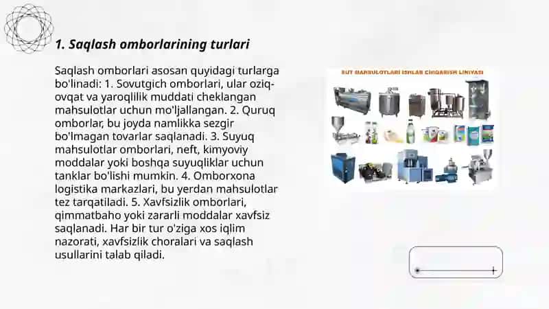 Ildizmeva poliz mahsulotlarini saqlash omborlari 3