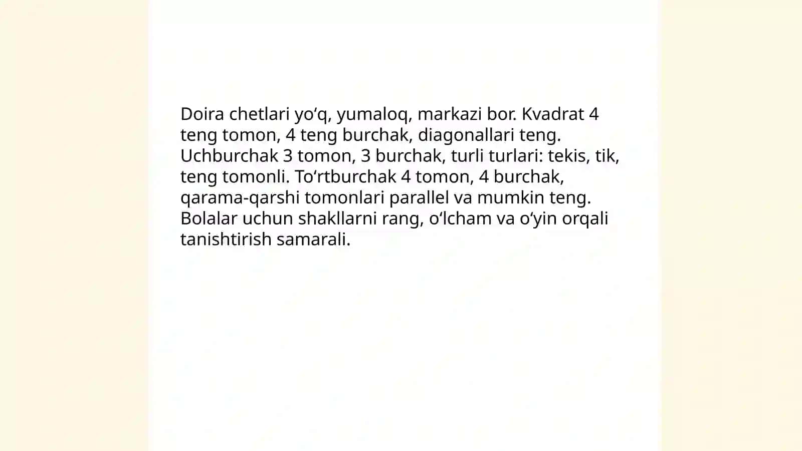 Geometrik shakllar 3