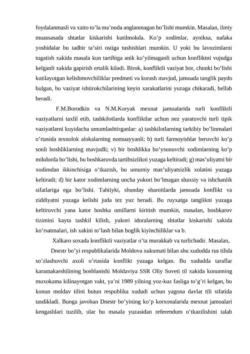 Jamoadagi ziddiyatlarni bartaraf etishda rahbar obrusining ahamiyati 3