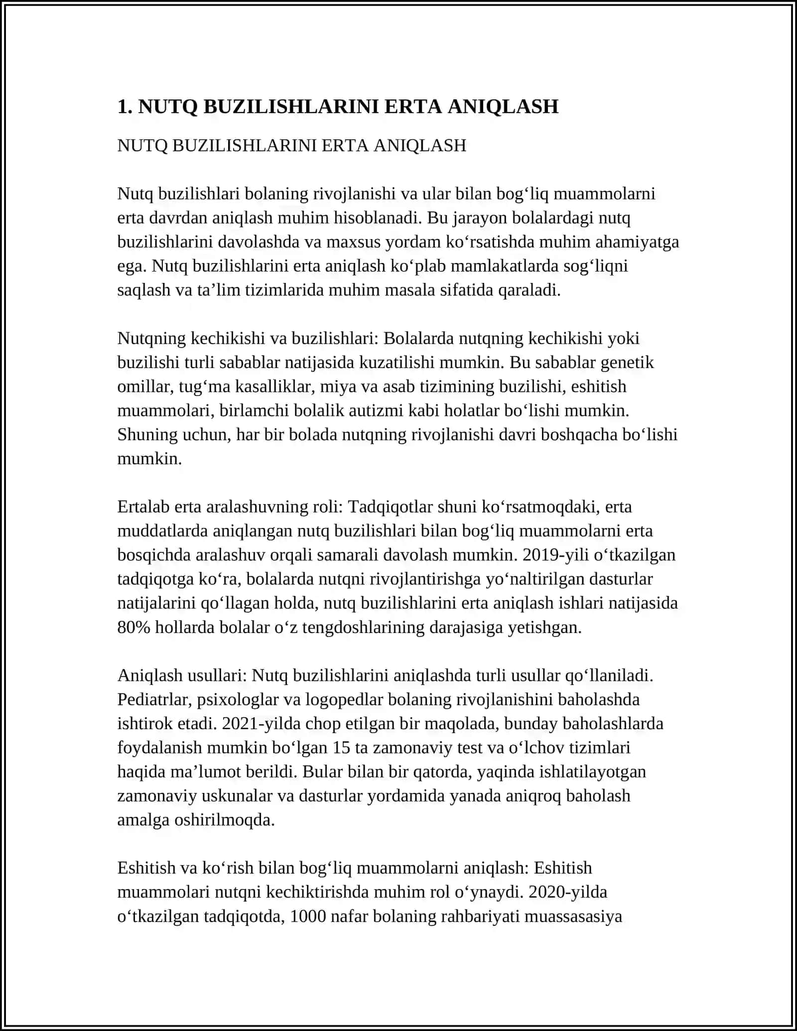 NUTQ BUZILISHLARI PSIXOPROFILAKTIKASI.TA’LIM TIZIMIDA STEAM YONDASHUV 3