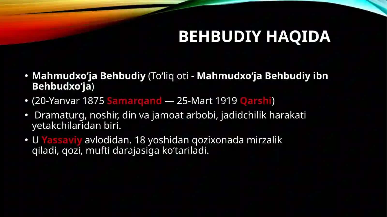 Mahmudxo’ja Behbudiy 3