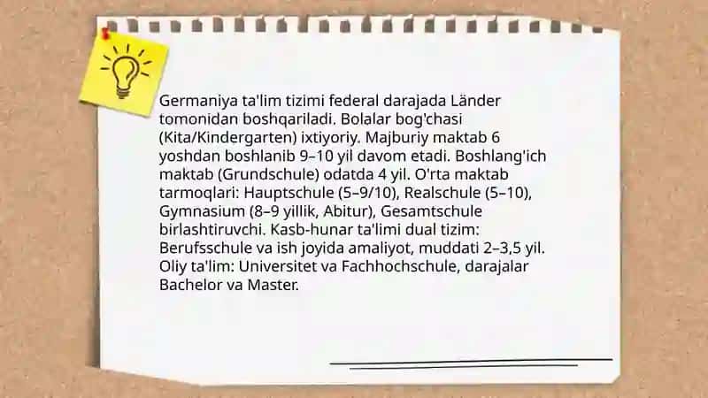 Germanya ta'lim tizimi 3