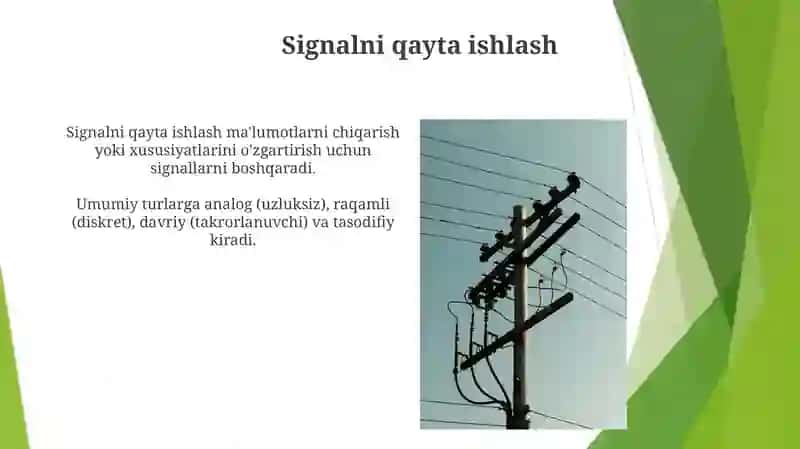 Elektr signali va uning turlari 3