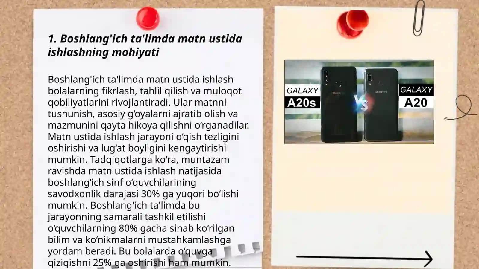 Boshlangich talimda matn ustida ishlash bo'yicha glossariy tuzish 3