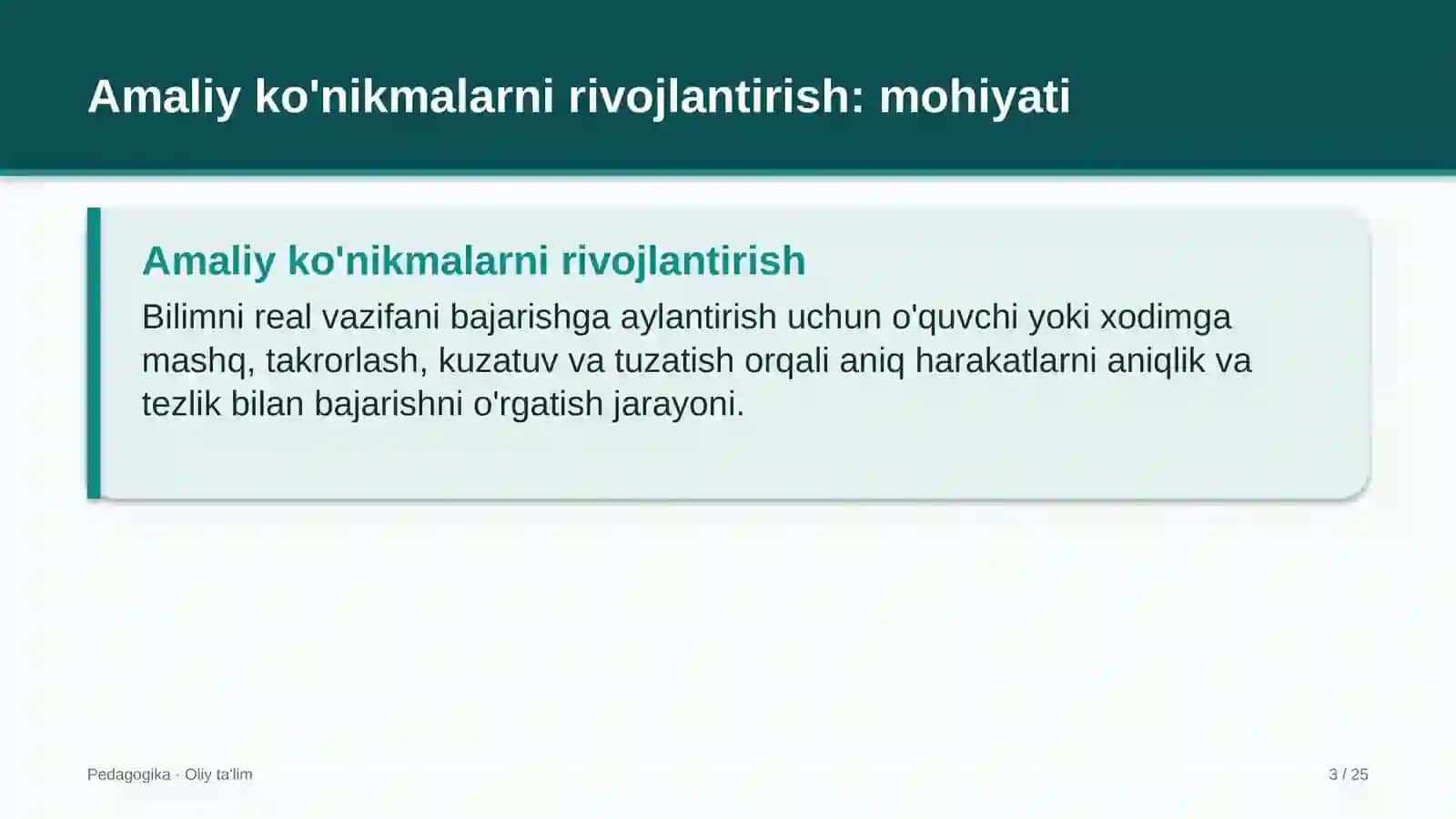 tizim integratorlarida amaliy ko'nikmalarni rivojlantirish 9106 3