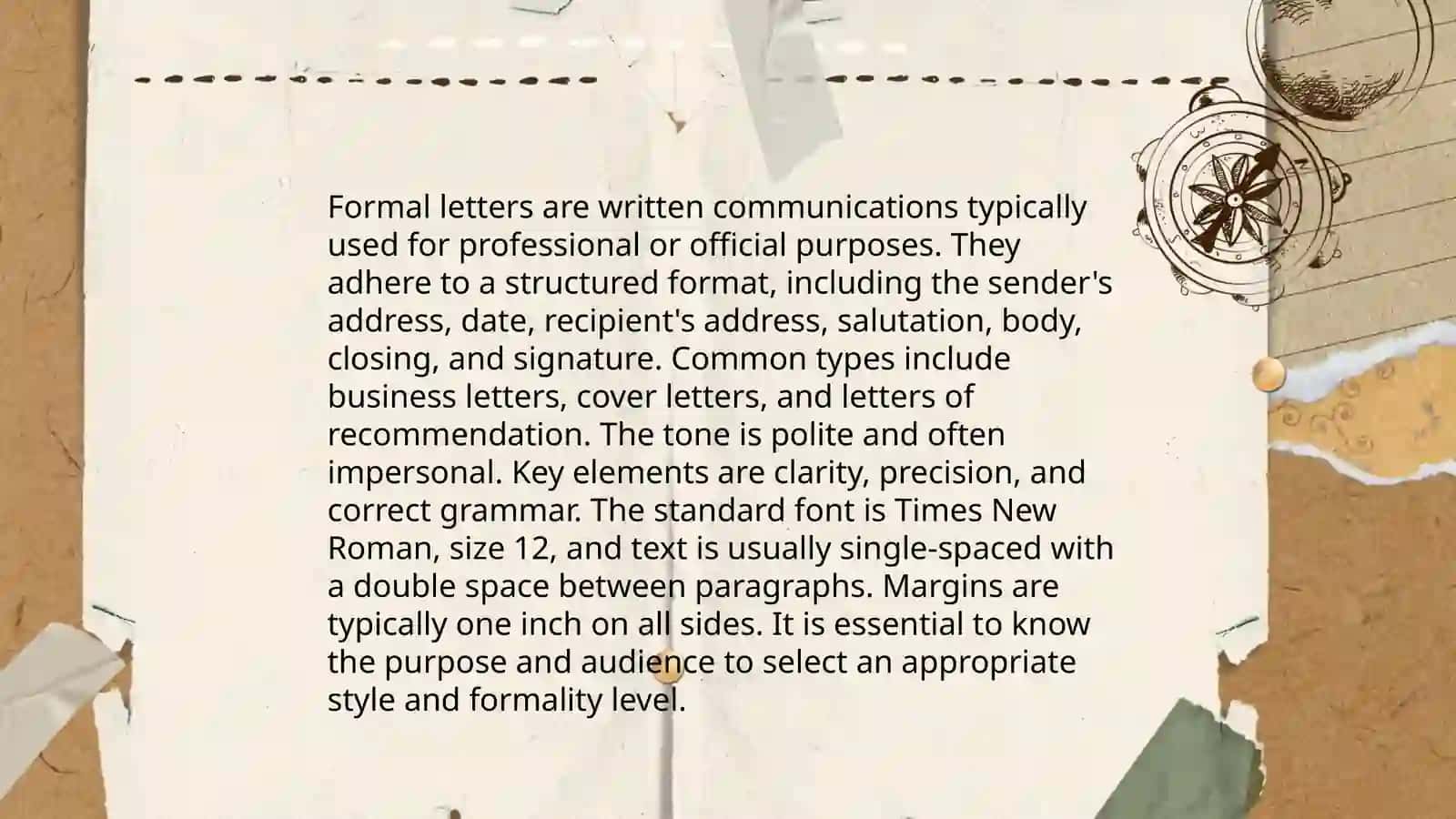 Types of letter 3