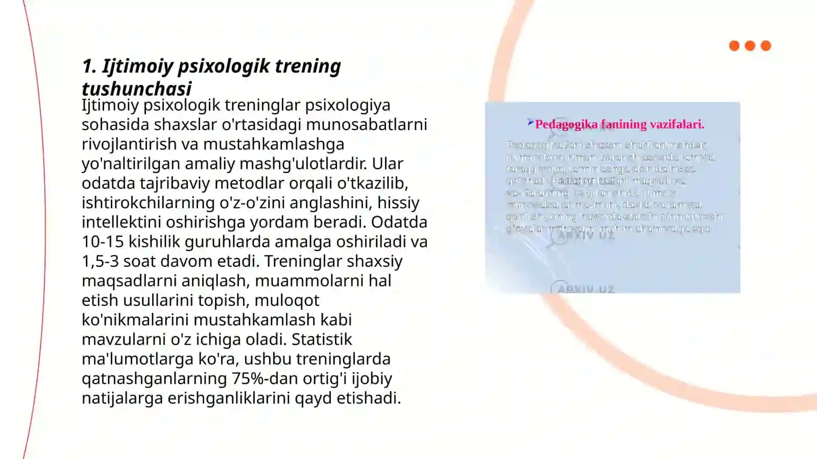 Ijtimoiy psixologik trening konfliktli xulq atvori korreksiyalash metodi sifatida 3