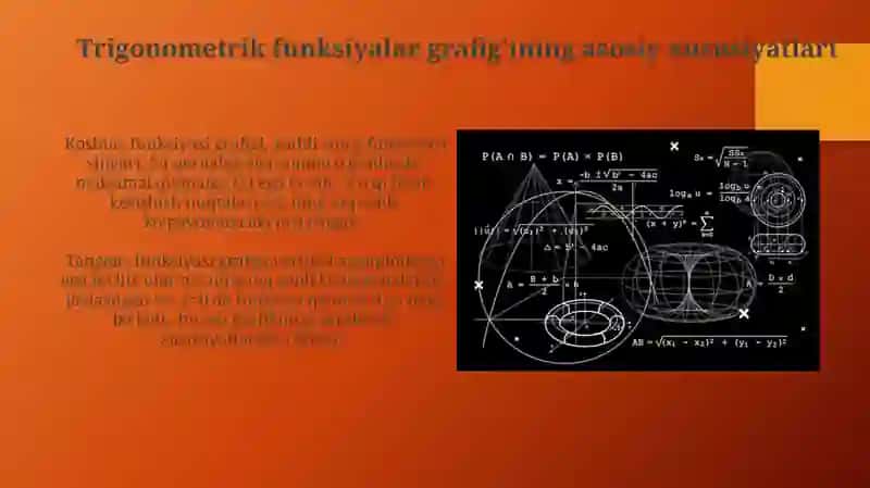 Trigonometrik funksiyalarning grafigi 3