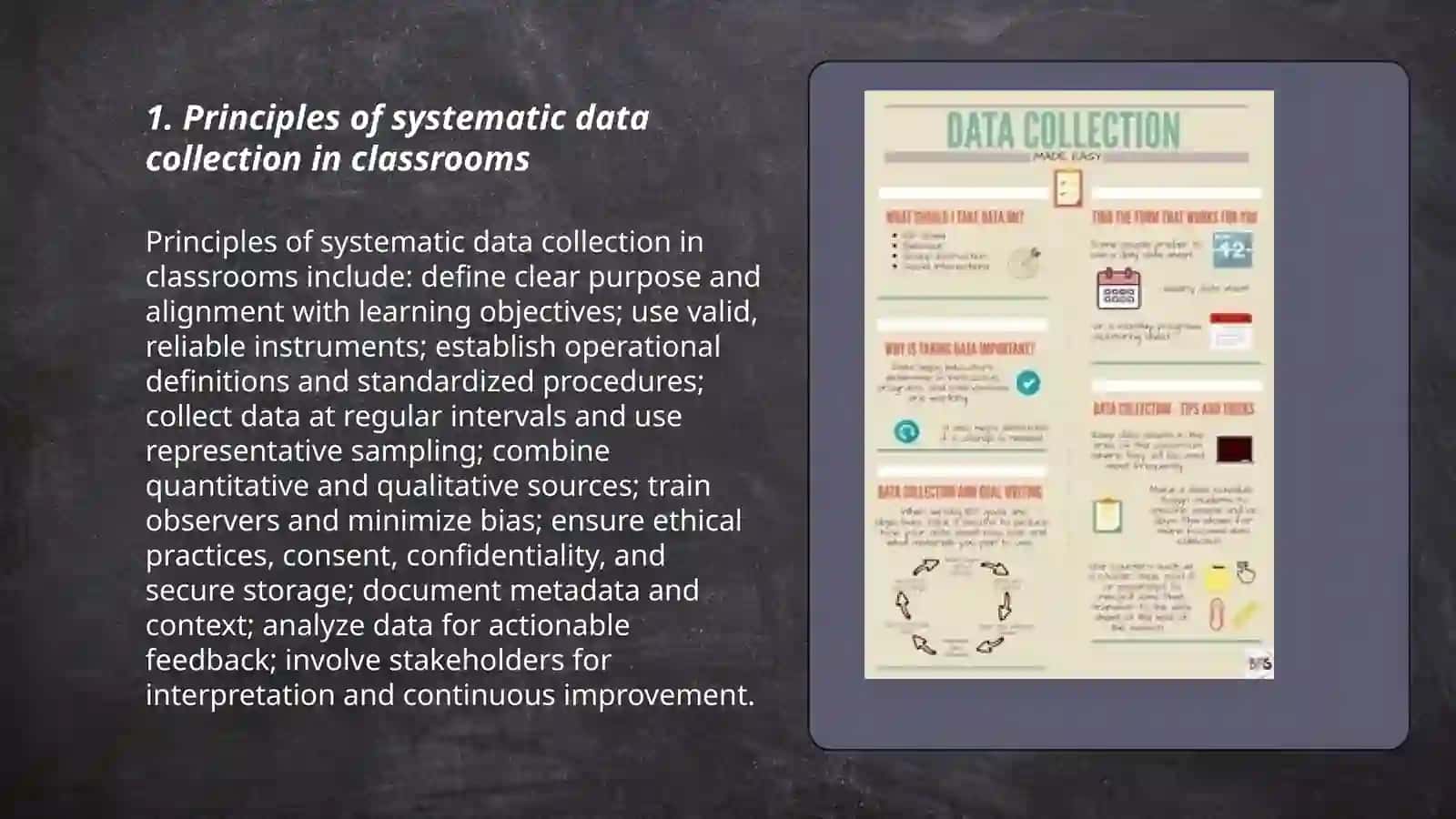 Systematic Data Collection for Improving Classroom Practice 3