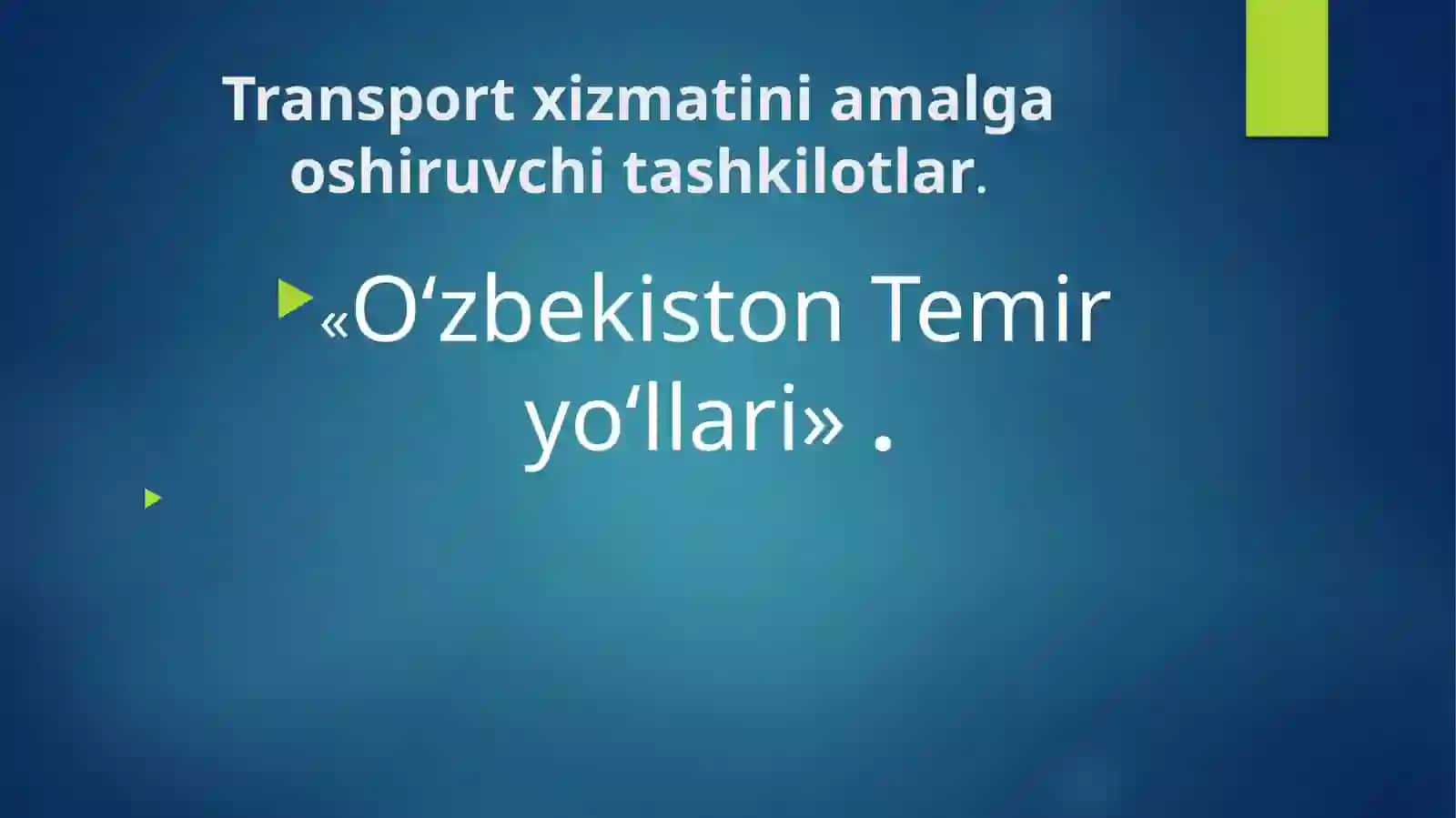 Transportning tashish turari va ularning tasniflanishi 3