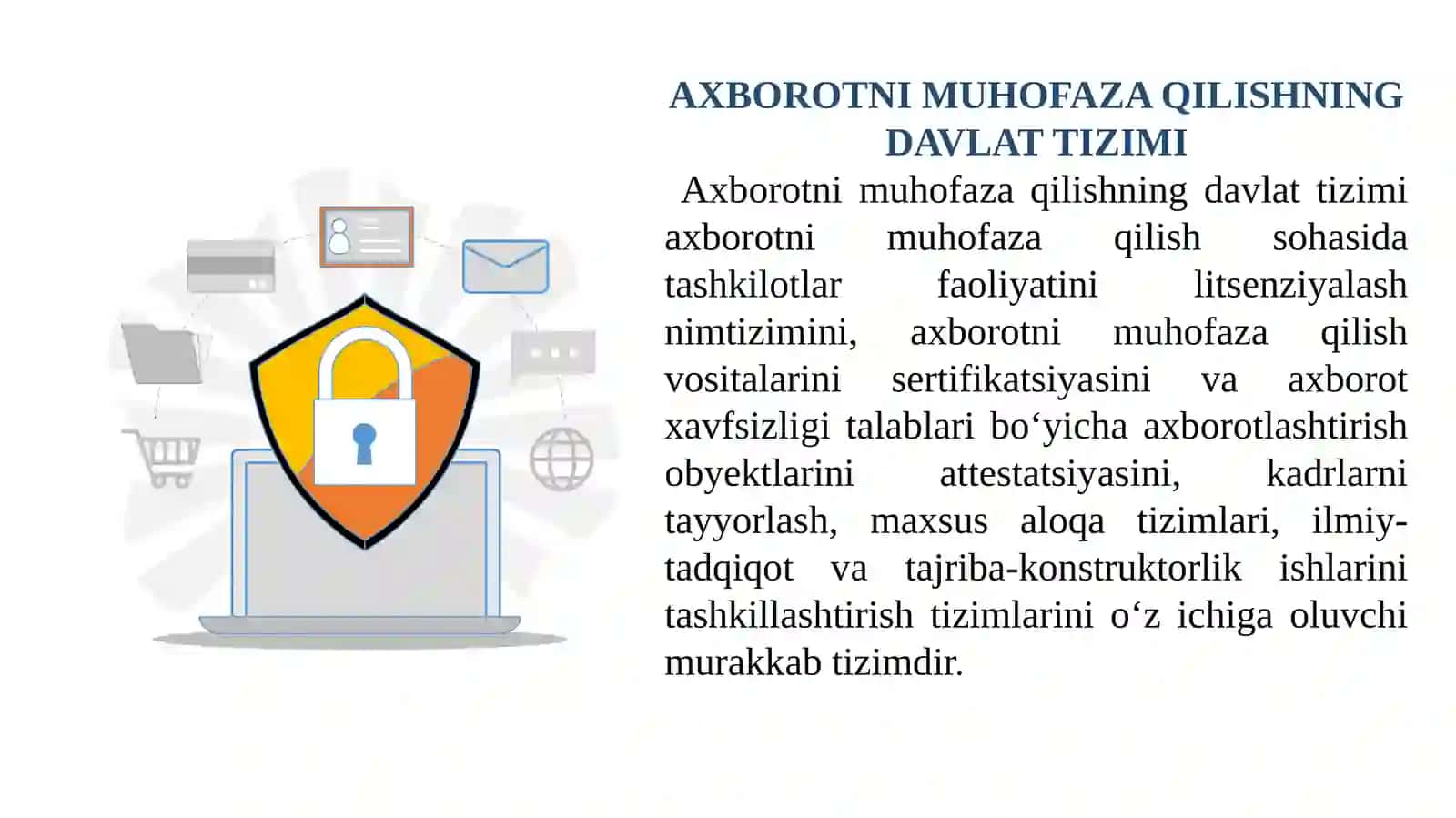 Axborotni muhofaza qilish,axborot xavfsizligi va uning zamonaviy konsepsiyasi 3