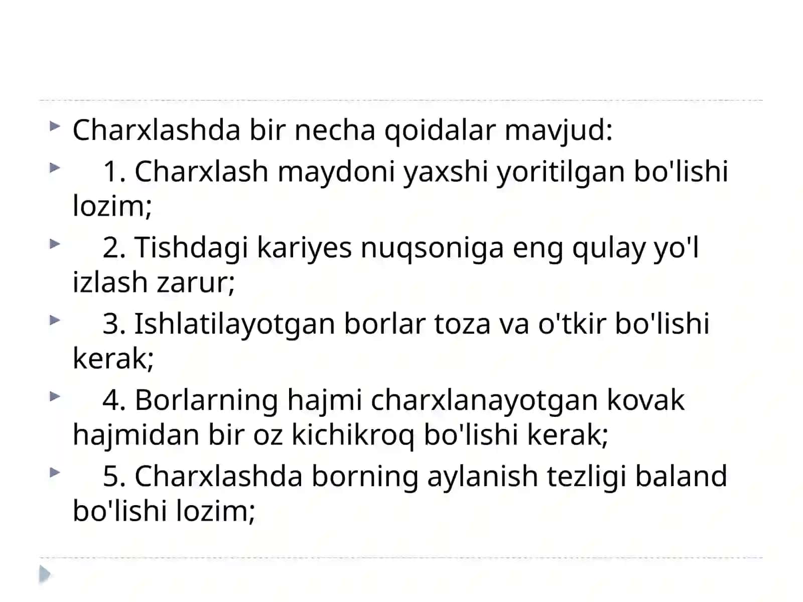 Kares kovaklarni charxlashning asosiy maqsadi 3