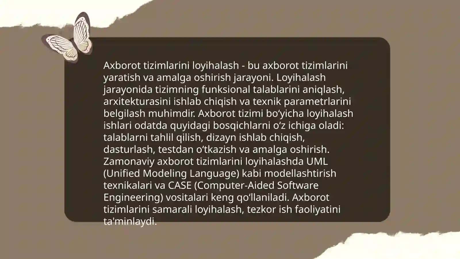 Axborotni qayta ishlash texnologiyalari 3