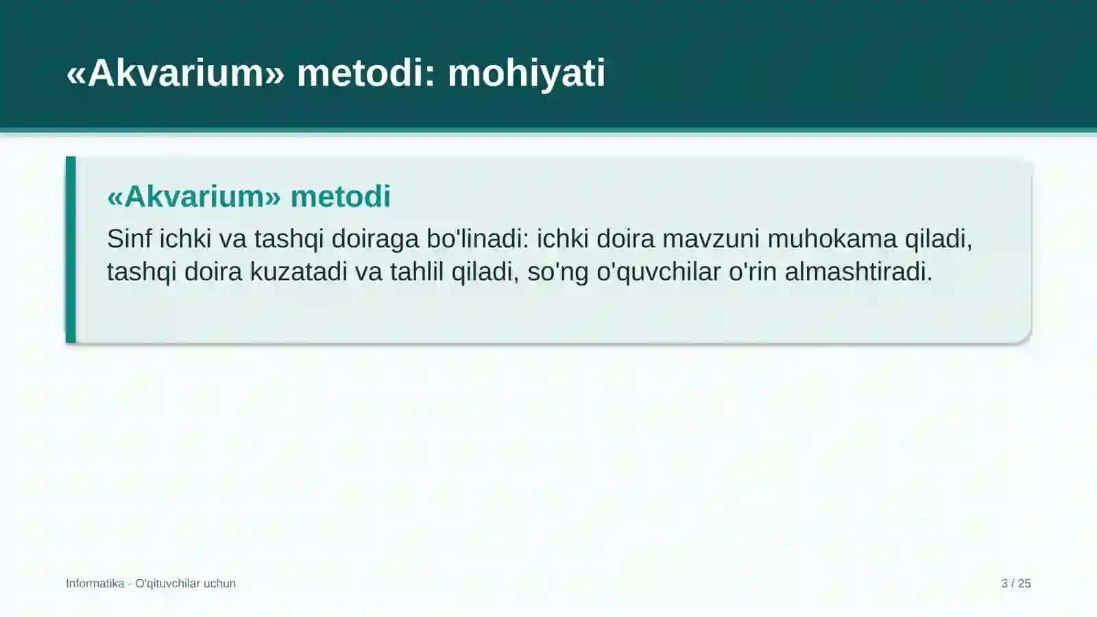 informatika darslarida akvarium metodidan foydalanish 7269 3