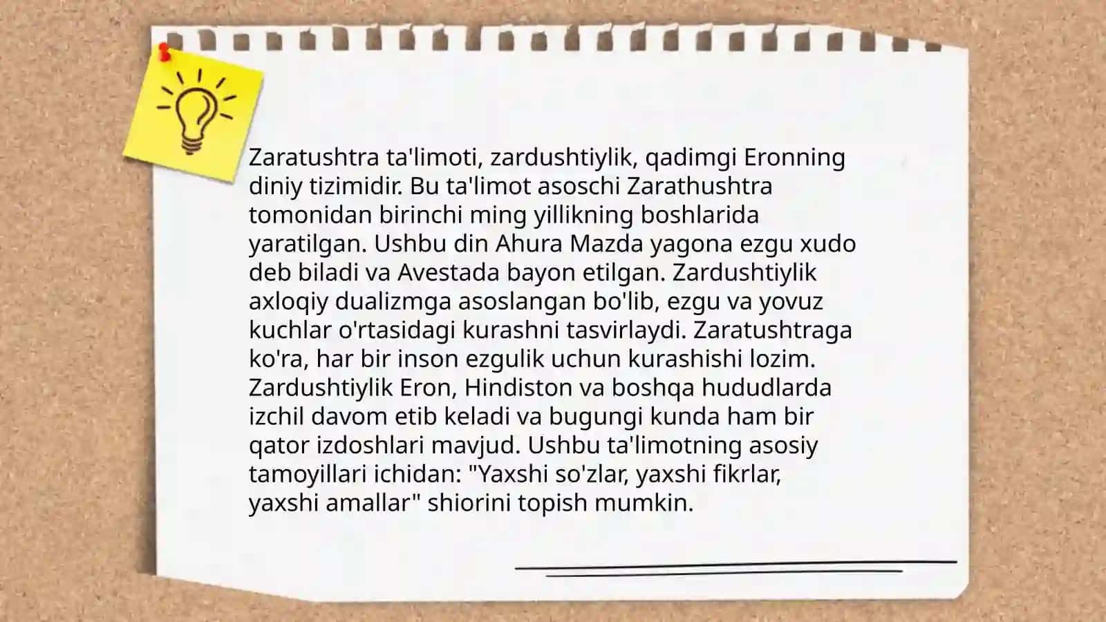 Zarathushtra ta'limoti 3
