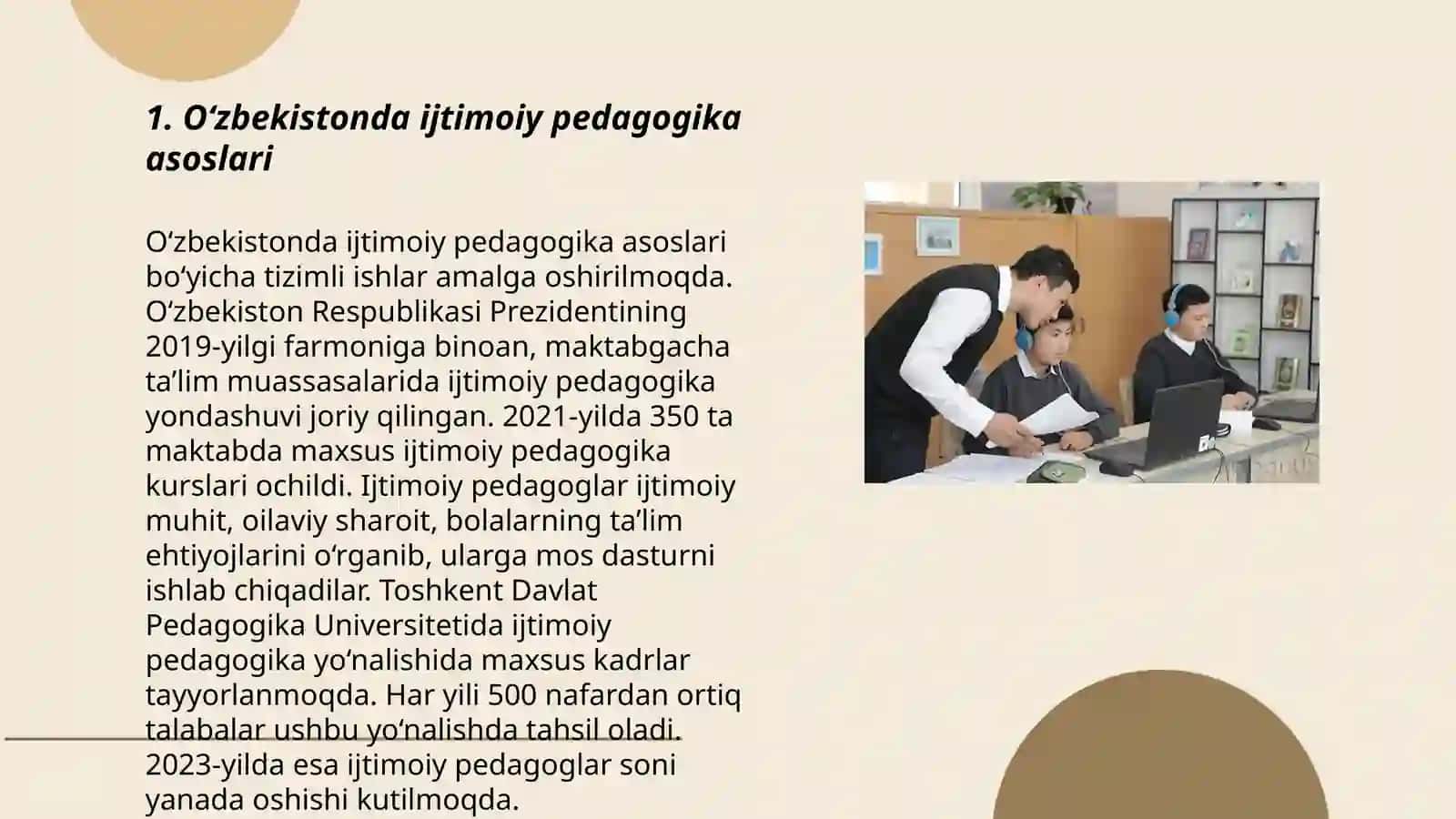 Social pedagogy fanidan tayyorlagan taqdimoti 3