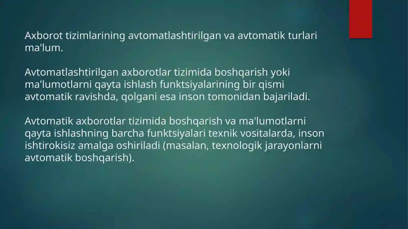 Avtomatlashtirilgan boshqaruv tizimlarida hisoblash texnikasining roli 3