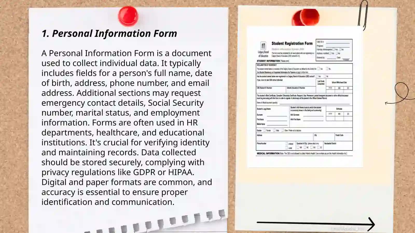 Form completion 3