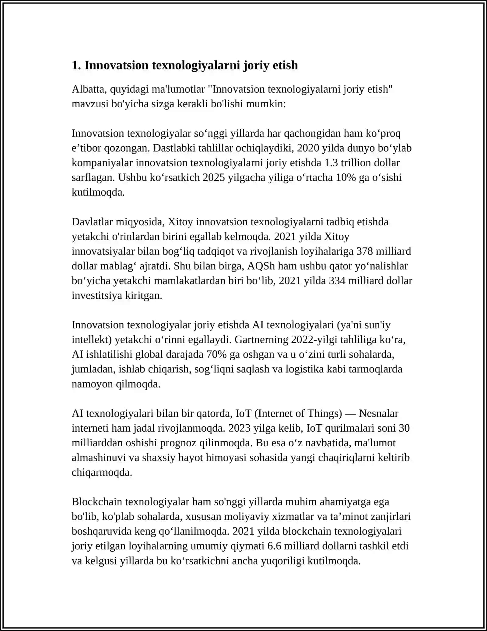 XORIJIY MAMLAKATLARNING MINTAQALARNI RIVOJLANTIRISH STRATEGIYASINING ASOSIY YONALISHLARINI OCHIB BERING(RIVOJLANGAN MAMLAKATLAR MISOLIDA) 3