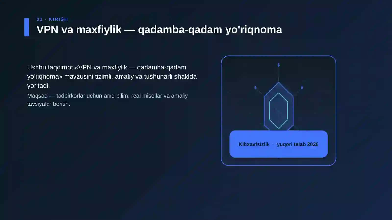 VPN va maxfiylik — qadamba-qadam yo'riqnoma 3