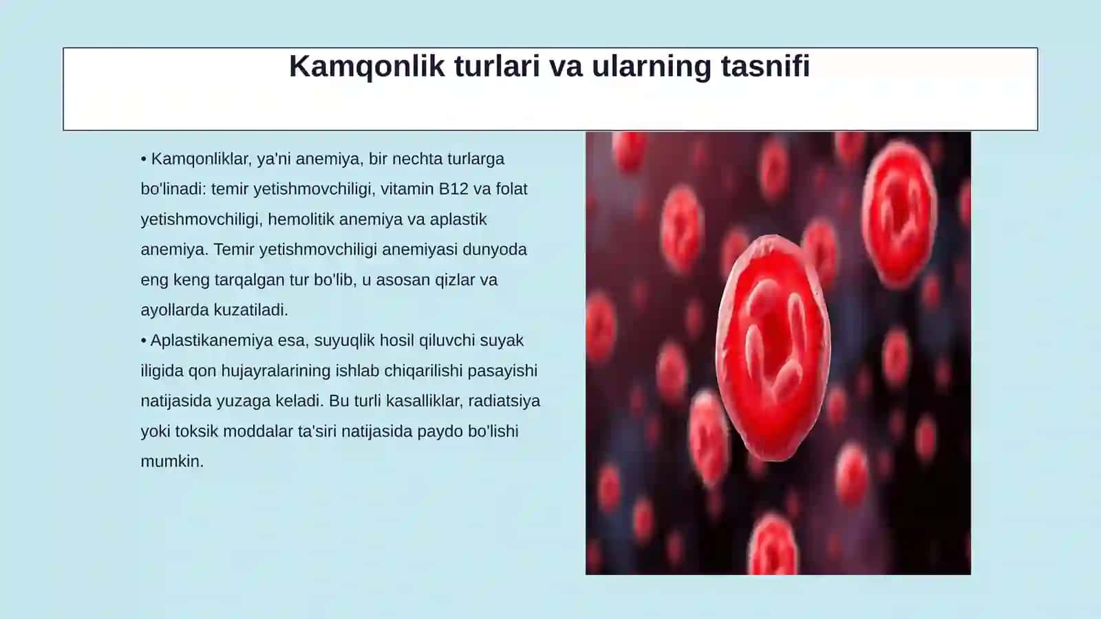 Kamqonlik turlari va sabablari 3