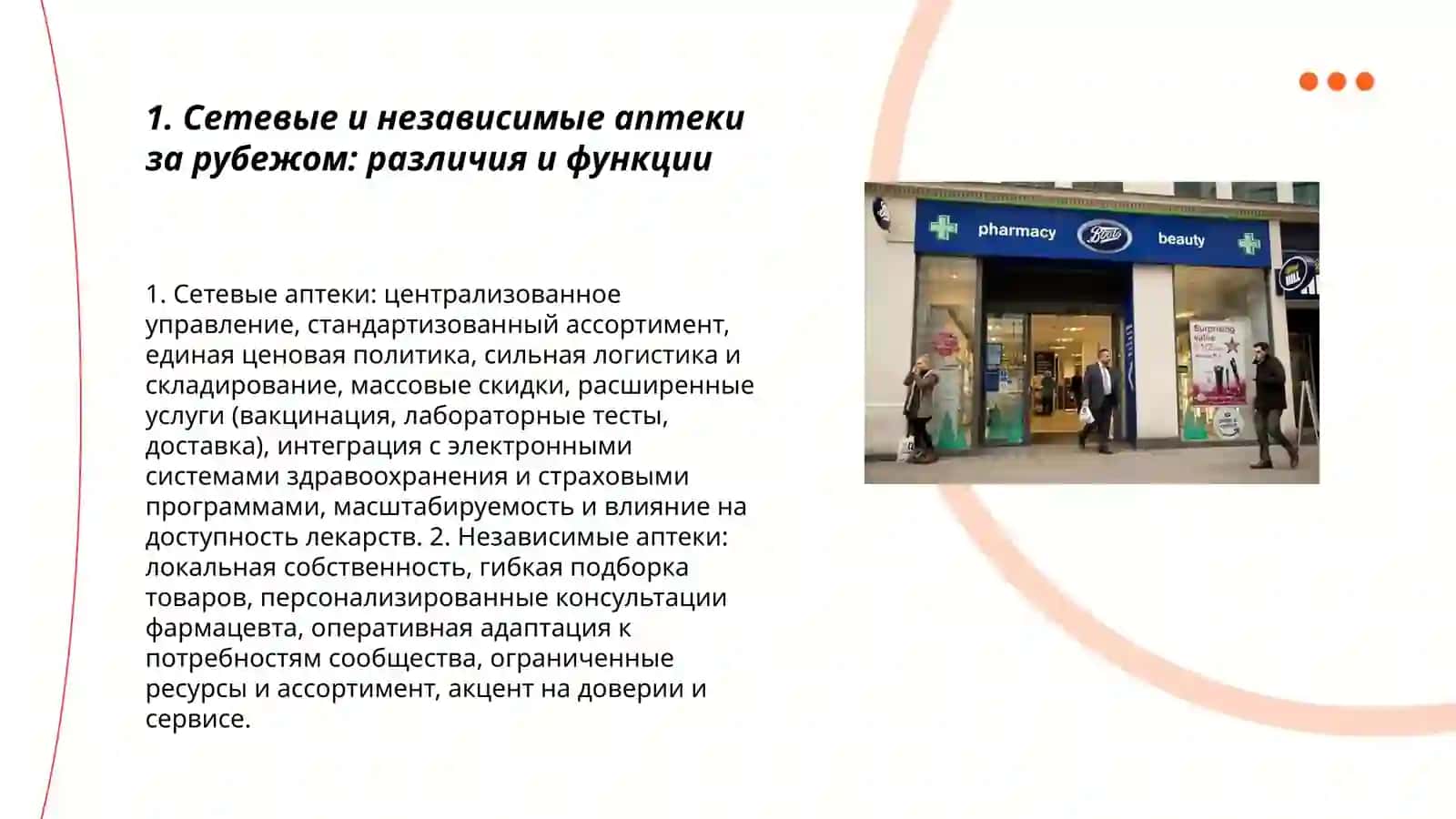 Виды аптек в зарубежных странах и их деятельность 3