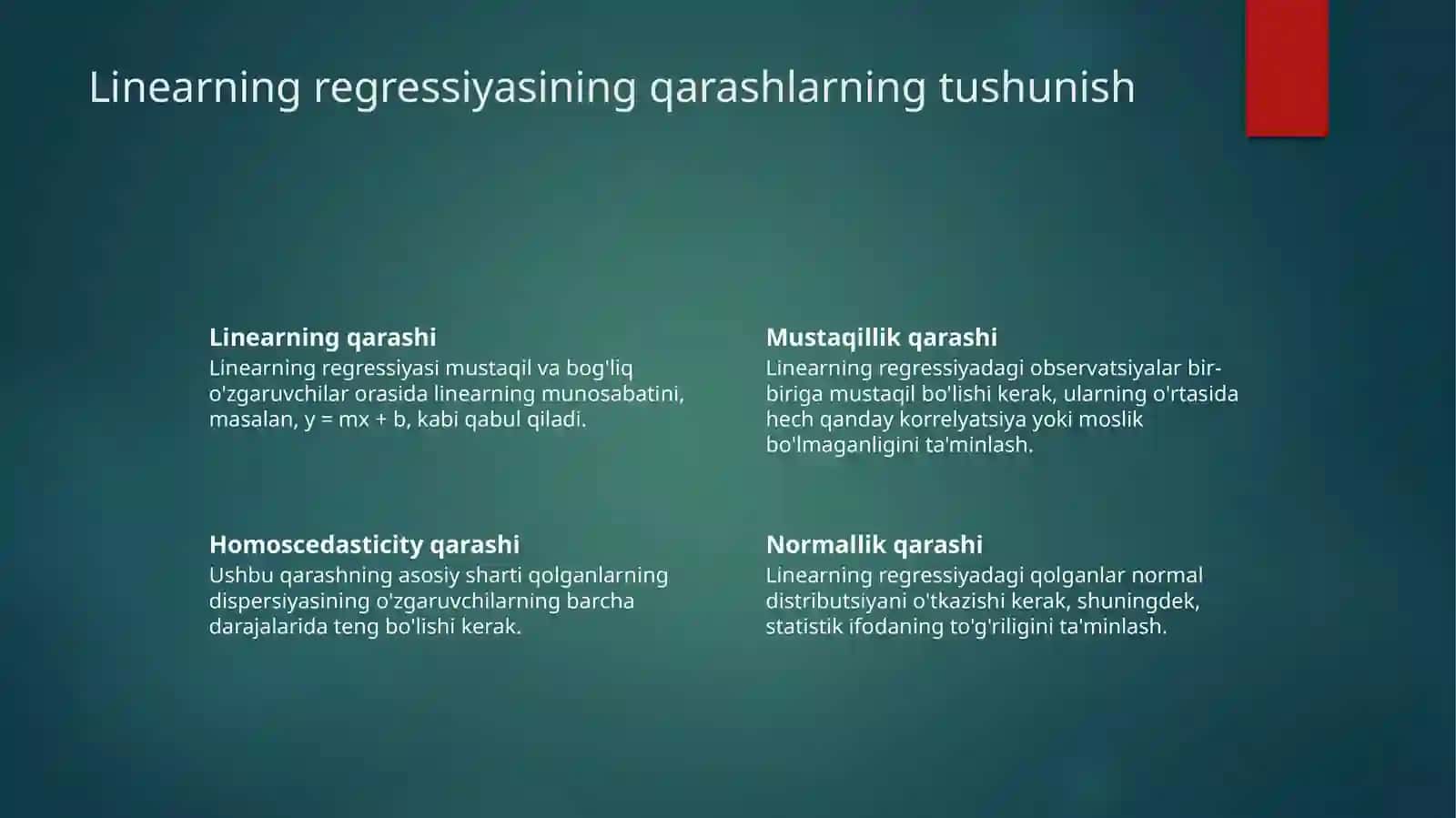 Tushunchalarni yo'qotishga tayyorgarlik 3