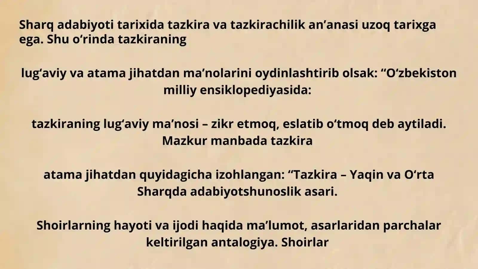 Tazkirachilik an’anasi 3