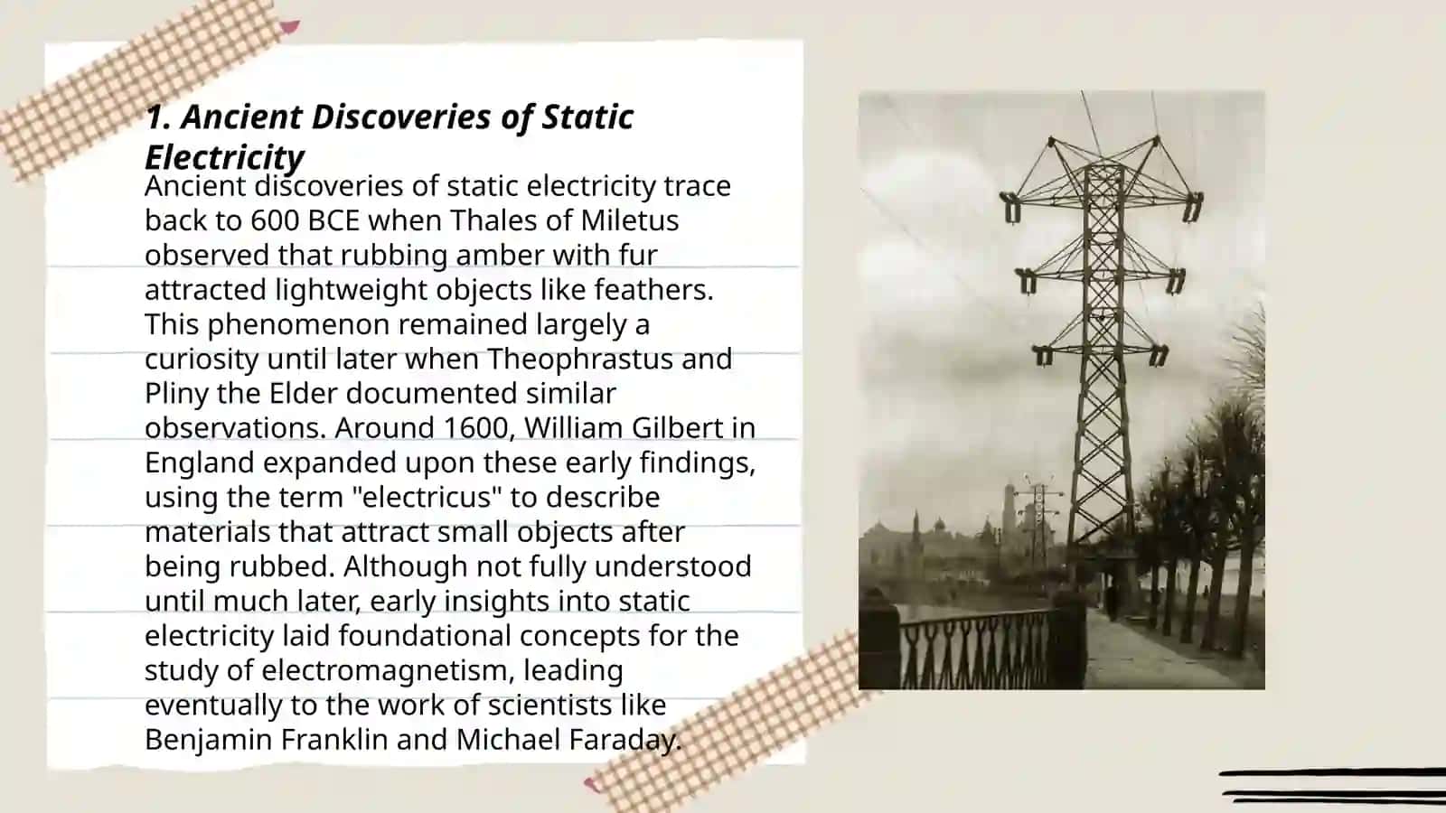 The history of electrecity 3