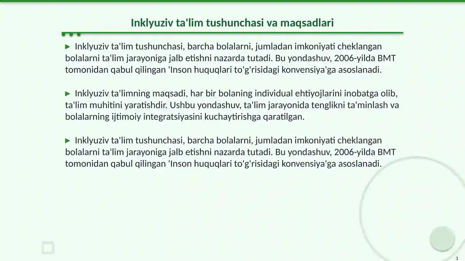 Inklyuziv ta'lim tushunchasi va maqsadlari 3