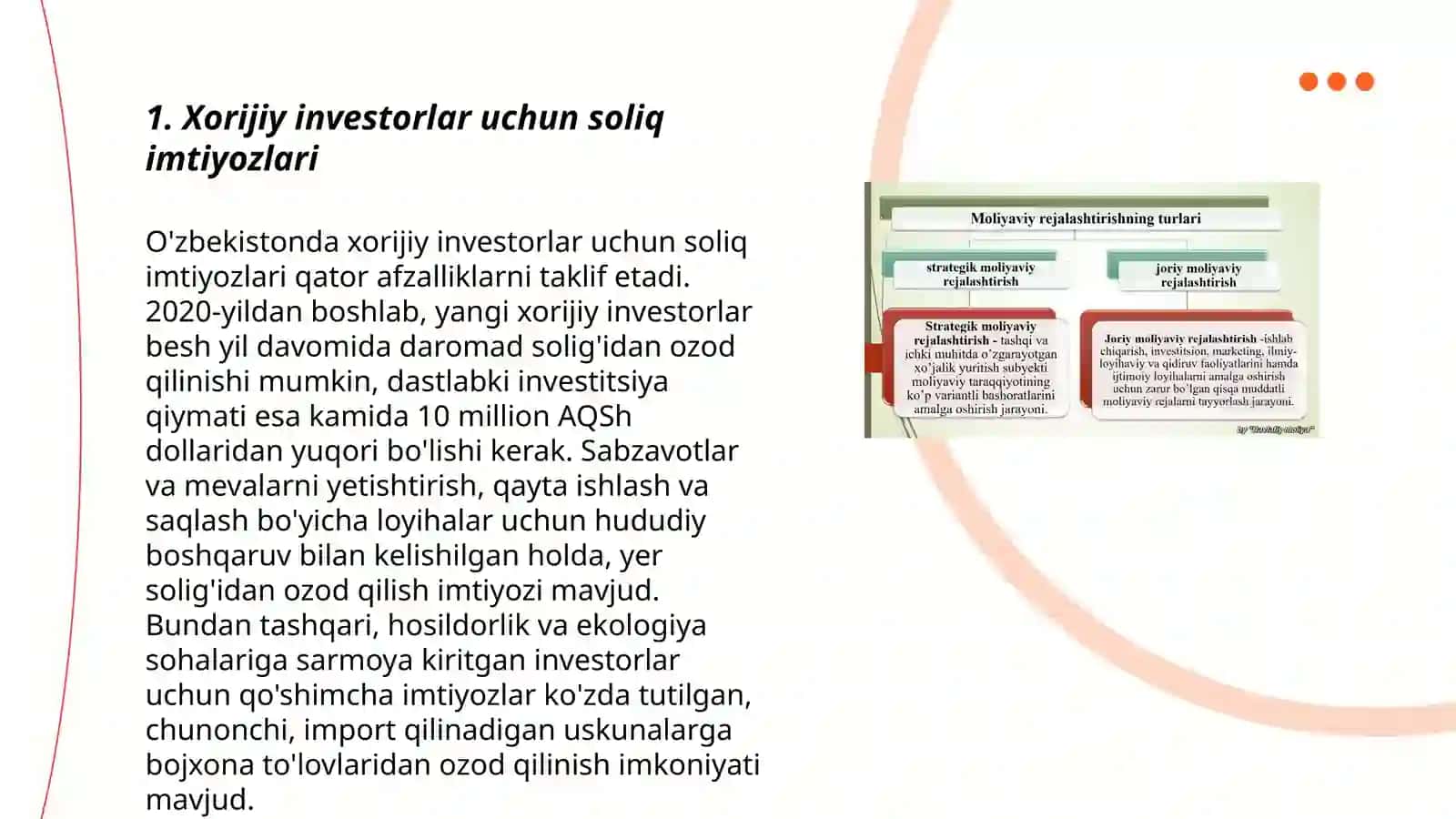 Xorijiy investitsiyalarni jalb qilishni rag‘batlantirish strategiyasi 3