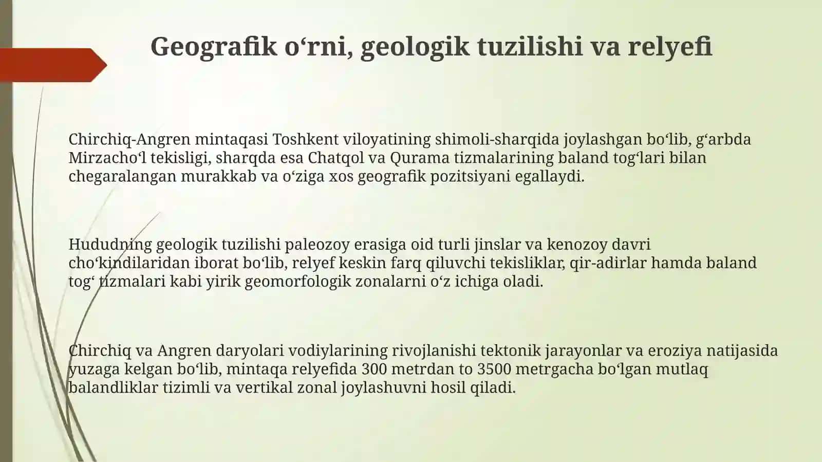 Chirchiq-Ohangar ontibiiygeografiko' lkasini kompleks o'rganish 3
