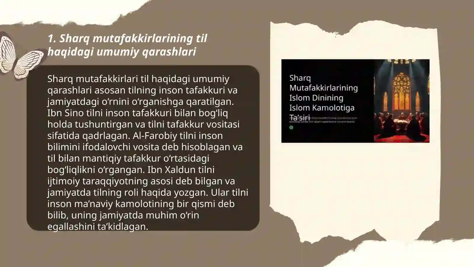Sharq mutafakkirlarining til haqidagi umumiy qarashlari 3
