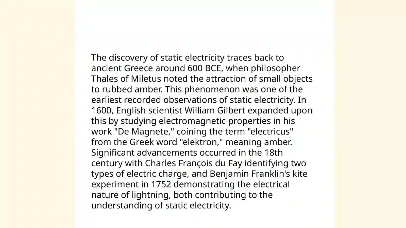 The history of electricity 3