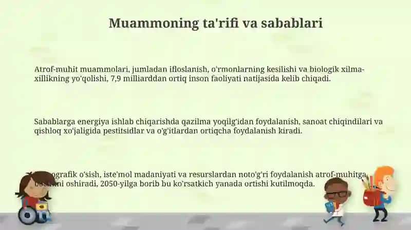Ecologiyamuammolarinibirgaxalqilamiz 3