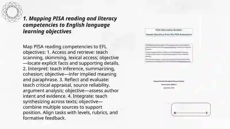 Adapting PISA Sample Tasks for English Language Lessons 3