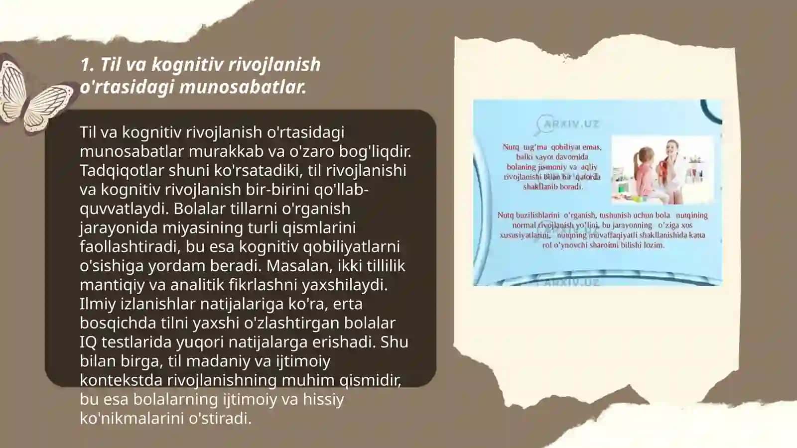 Psixolingvistika: Til va fikrlash o'rtasidagi munosabatlar 3